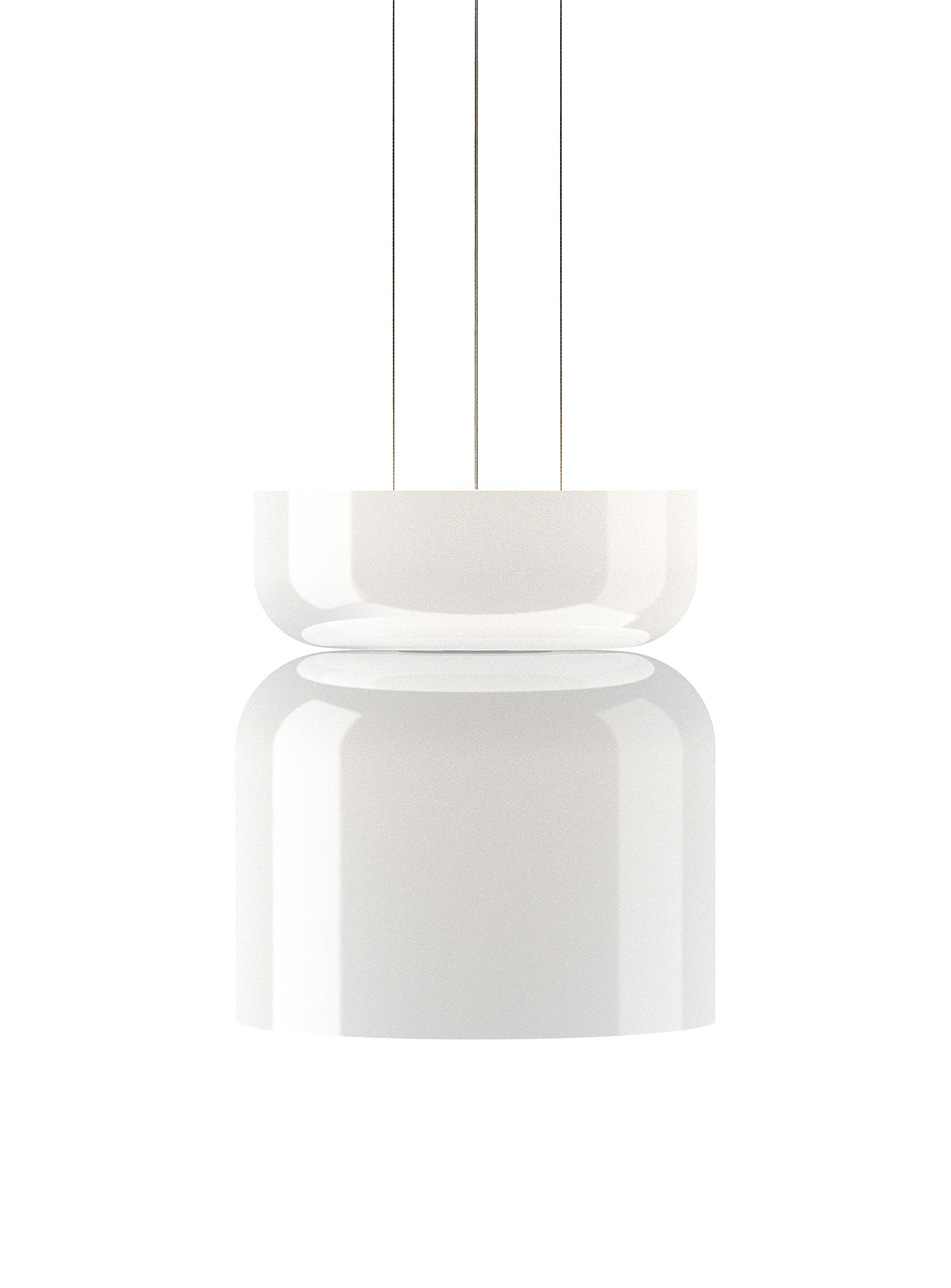 Pablo Designs Totem Classic Hanging Lamp See Available Sizes In White
