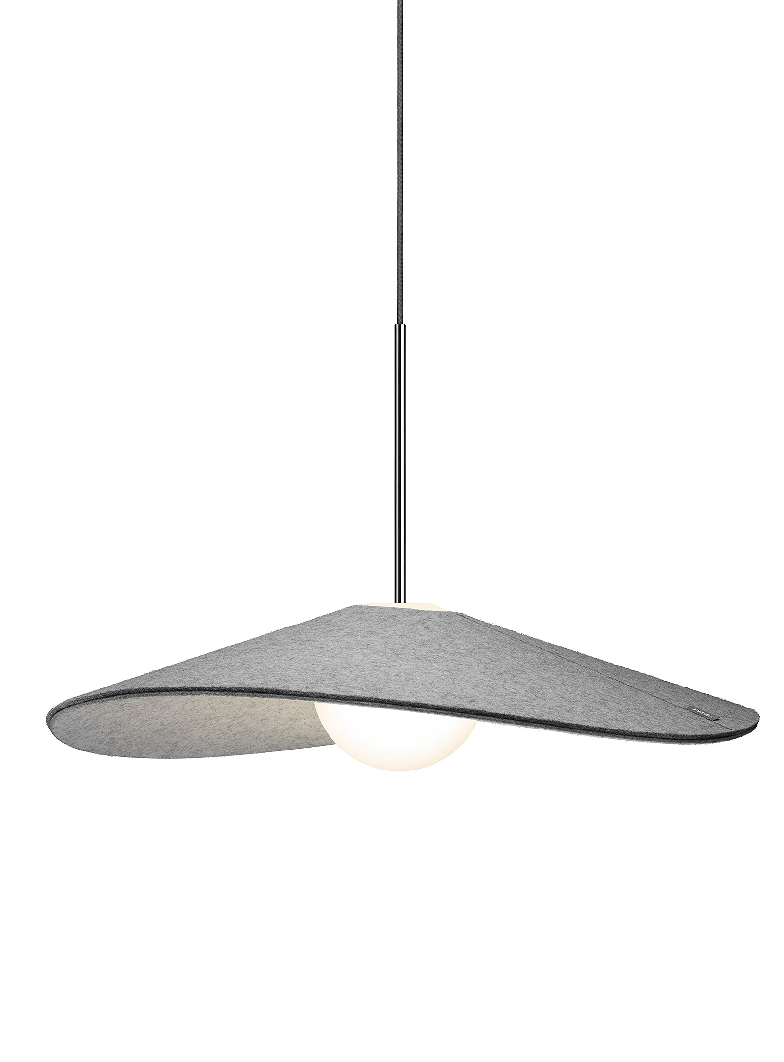 Pablo Designs Bola Felt Pendant See Available Sizes In Light Grey