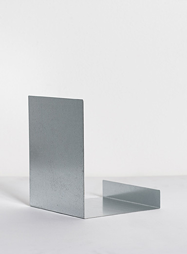 MDT Mobilier White Pilier steel bookend