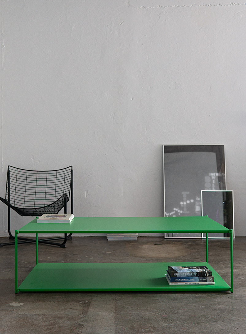 Halte pigmented green coffee table product image (primary)