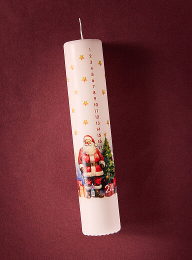 Santa advent candle <b>Christmas Collection</b>