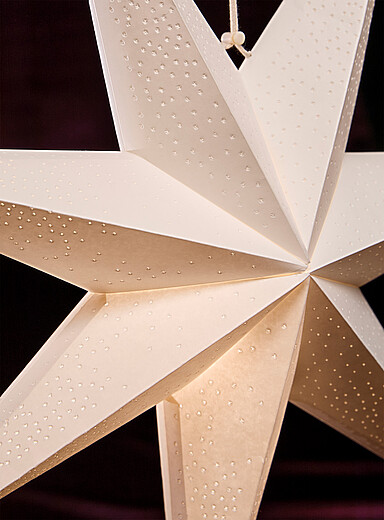 La lanterne &eacute;toil&eacute;e &agrave; DEL <b>Collection de No&euml;l</b>
