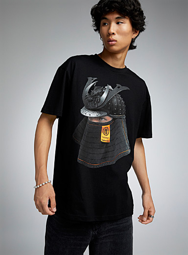 Forgotten Faces Black Samurai T-shirt for men