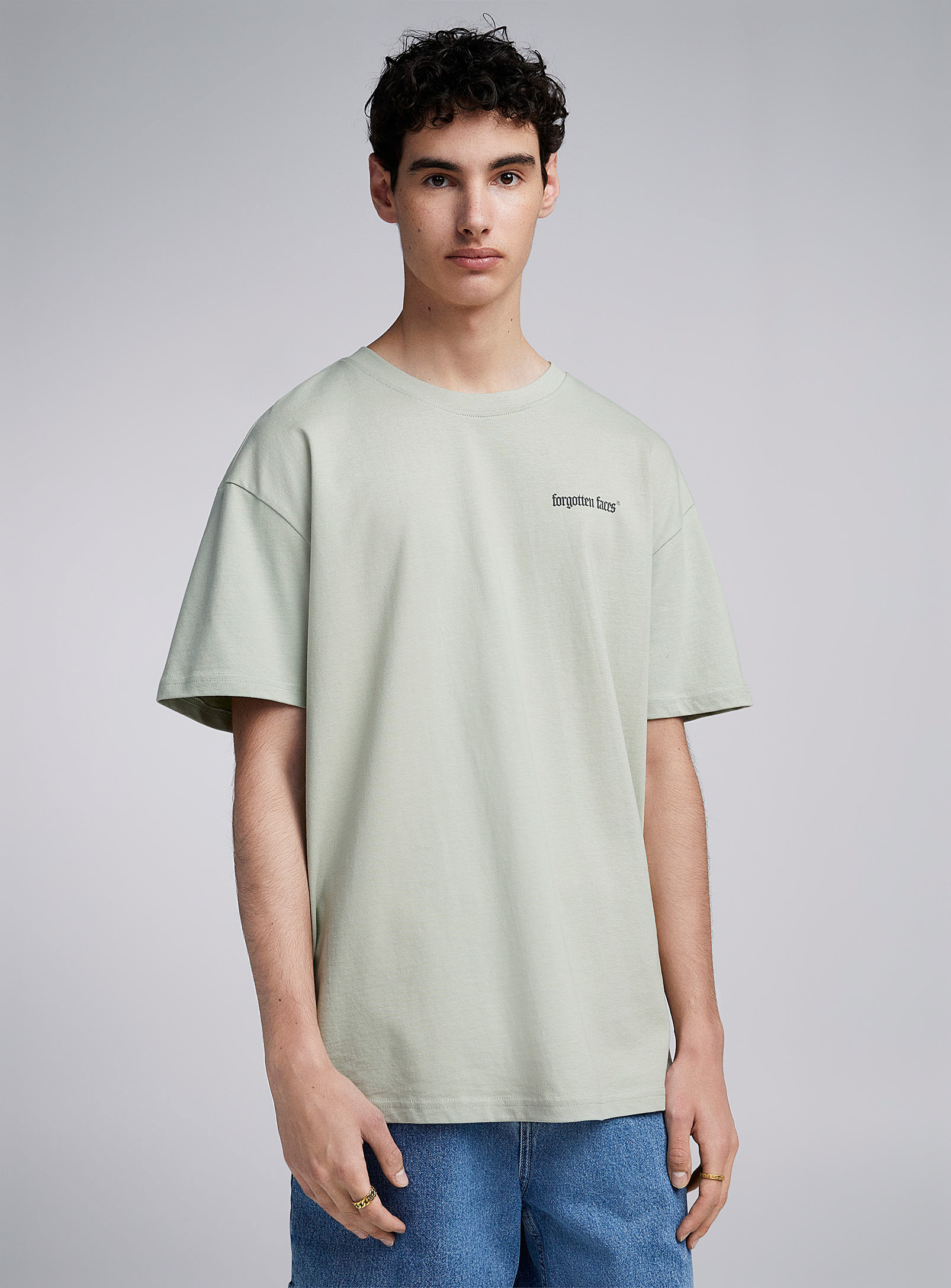 Forgotten Faces The Last Shielder T-shirt In Mint/pistachio Green