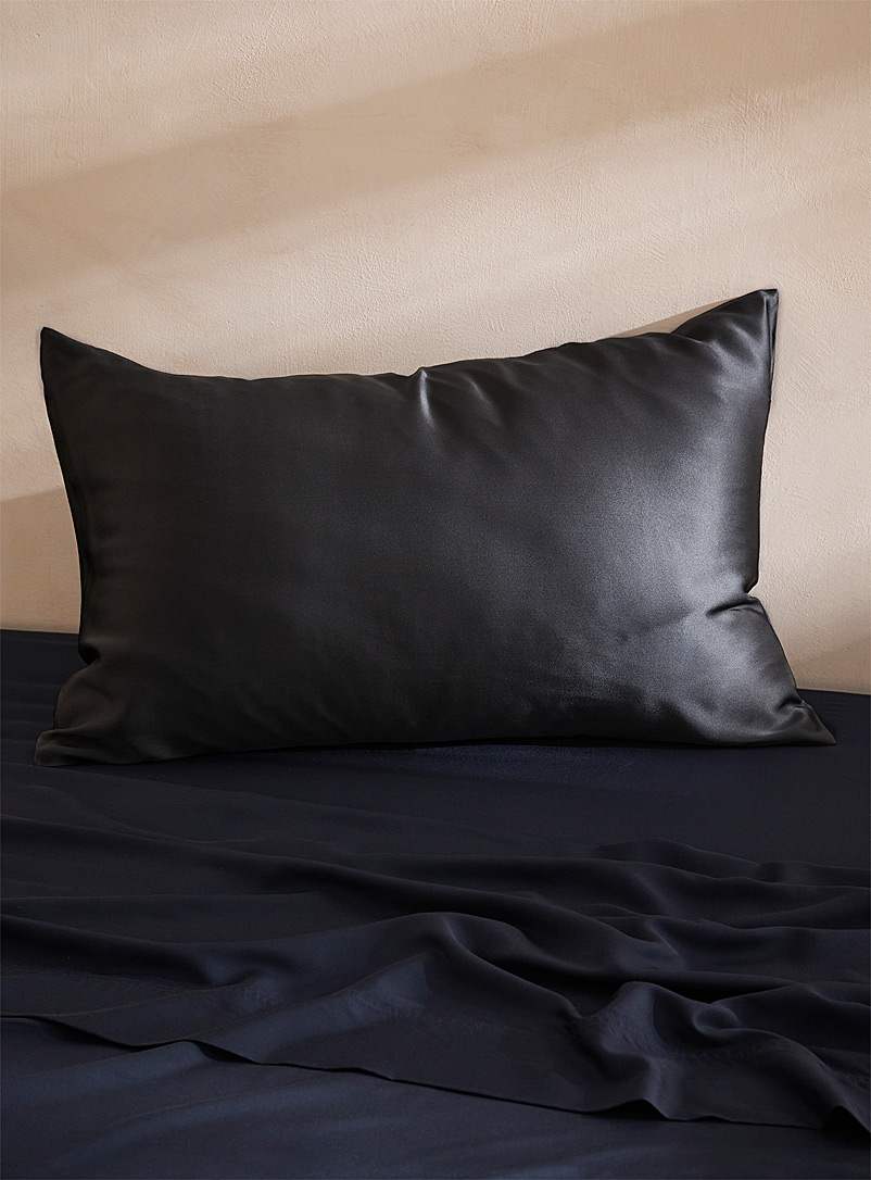 Simons Maison Slate Grey Pure silk pillow case See available sizes