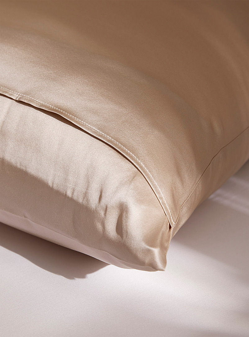 Simons Maison: La taie d'oreiller pure soie Sable