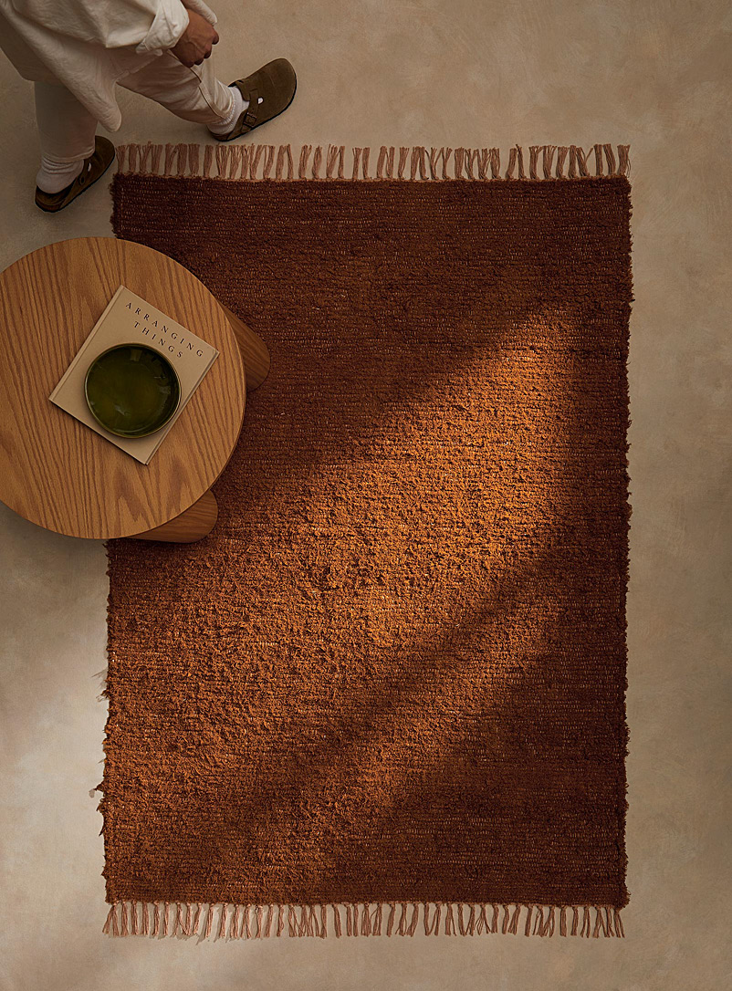 Simons Maison Amber Bronze Plush artisanal rug 120 x 180 cm