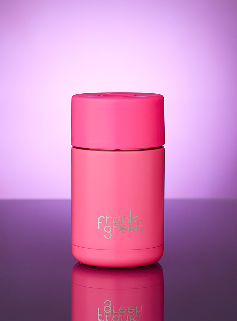 Frank Green Pink Colorful insulated travel mug