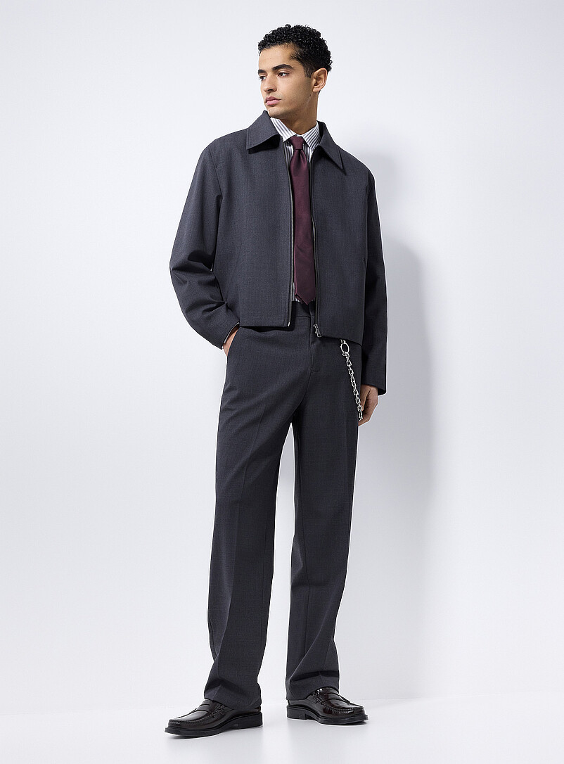 Graphite boxy shacket product image 2