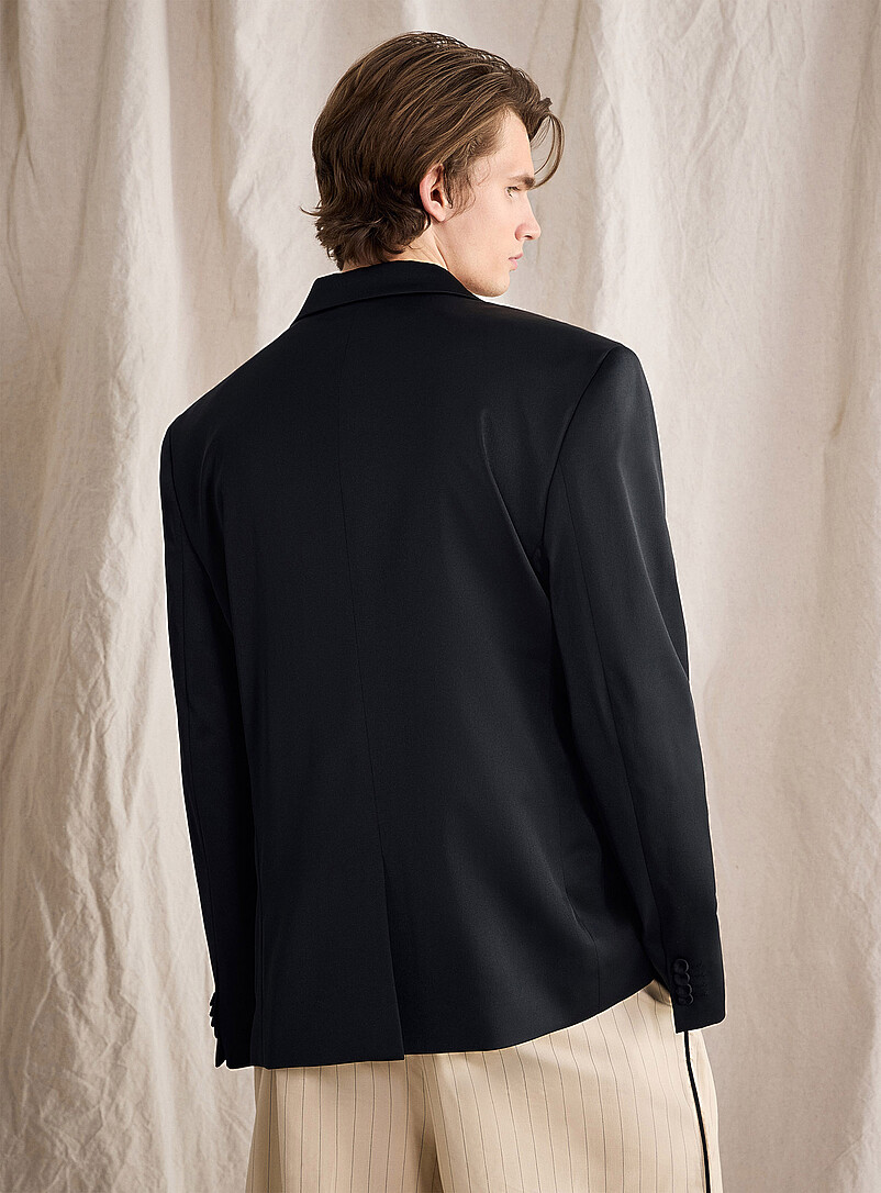Satiny double-breasted suit jacket Wool-blend fabric by Altinyildiz Le 31 Studio capsule product image 3