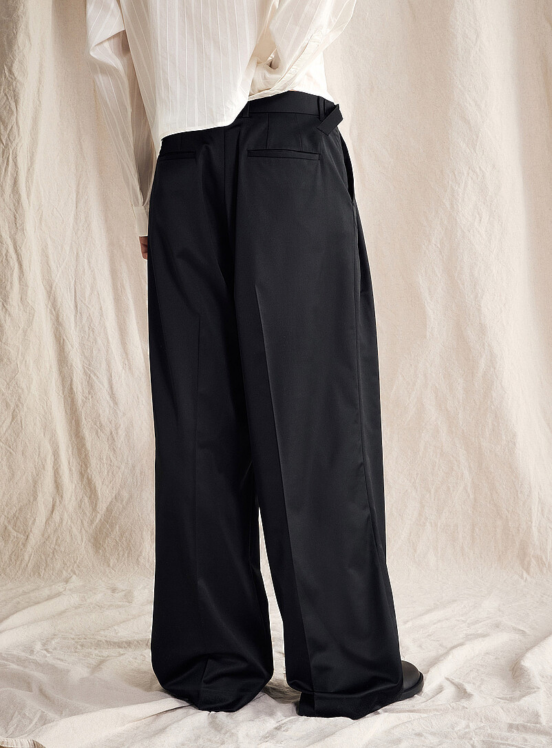 Satiny loose pant Wool-blend fabric by Altinyildiz Le 31 Studio capsule product image 3