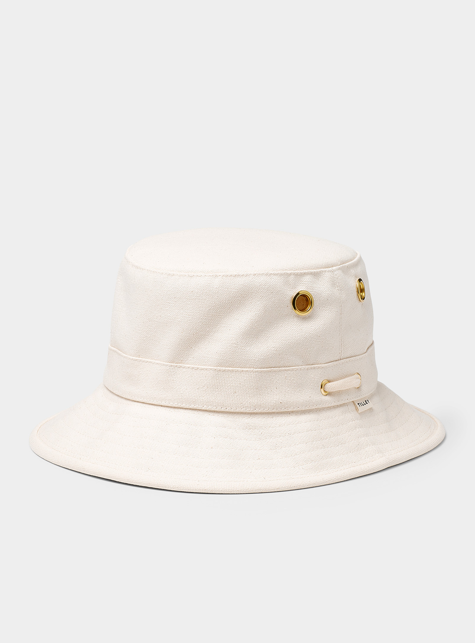 Tilley The Iconic Bucket Hat In Cream Beige