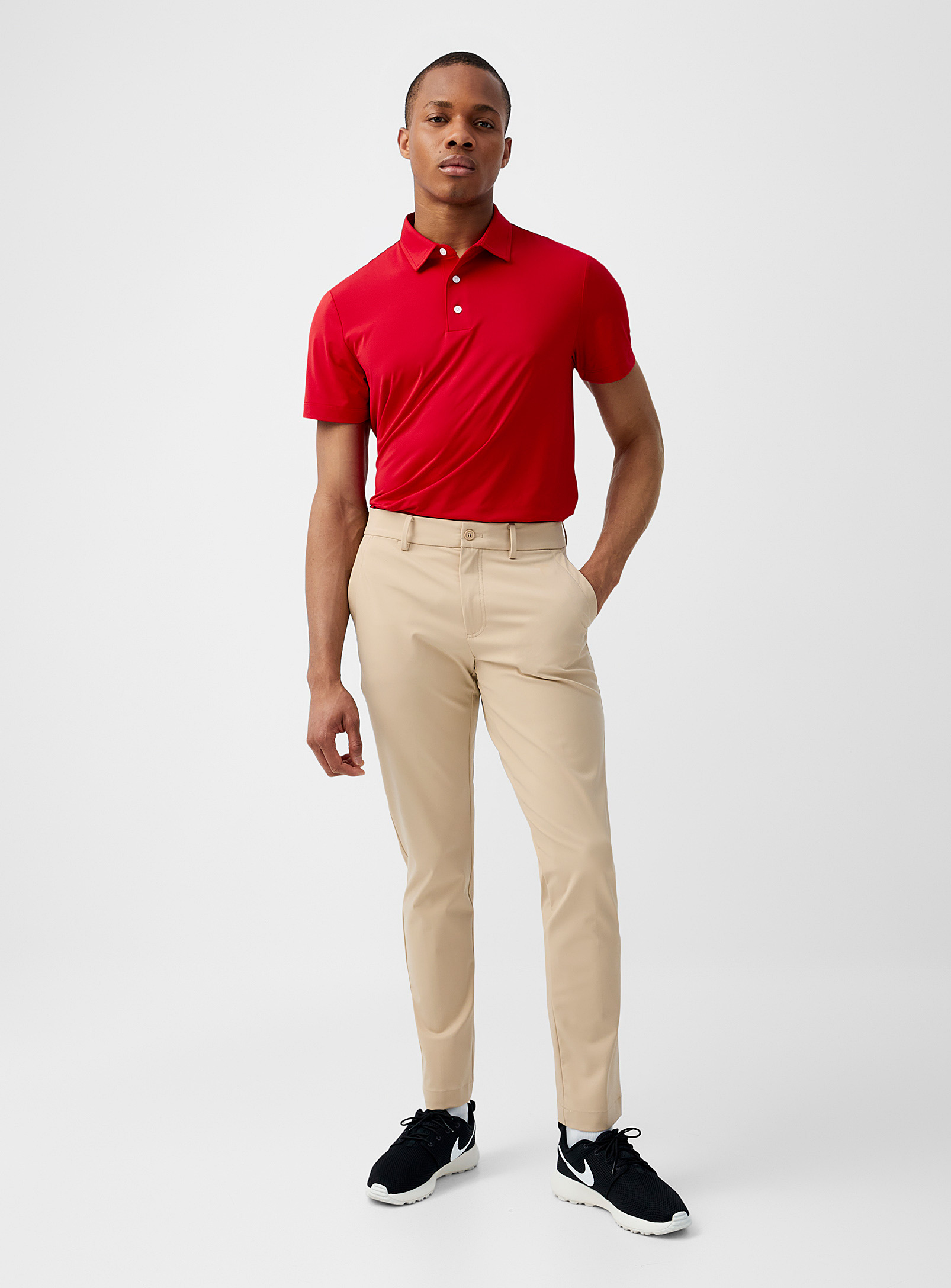 Tilley Tapered-leg Stretch Golf Pant In Sand