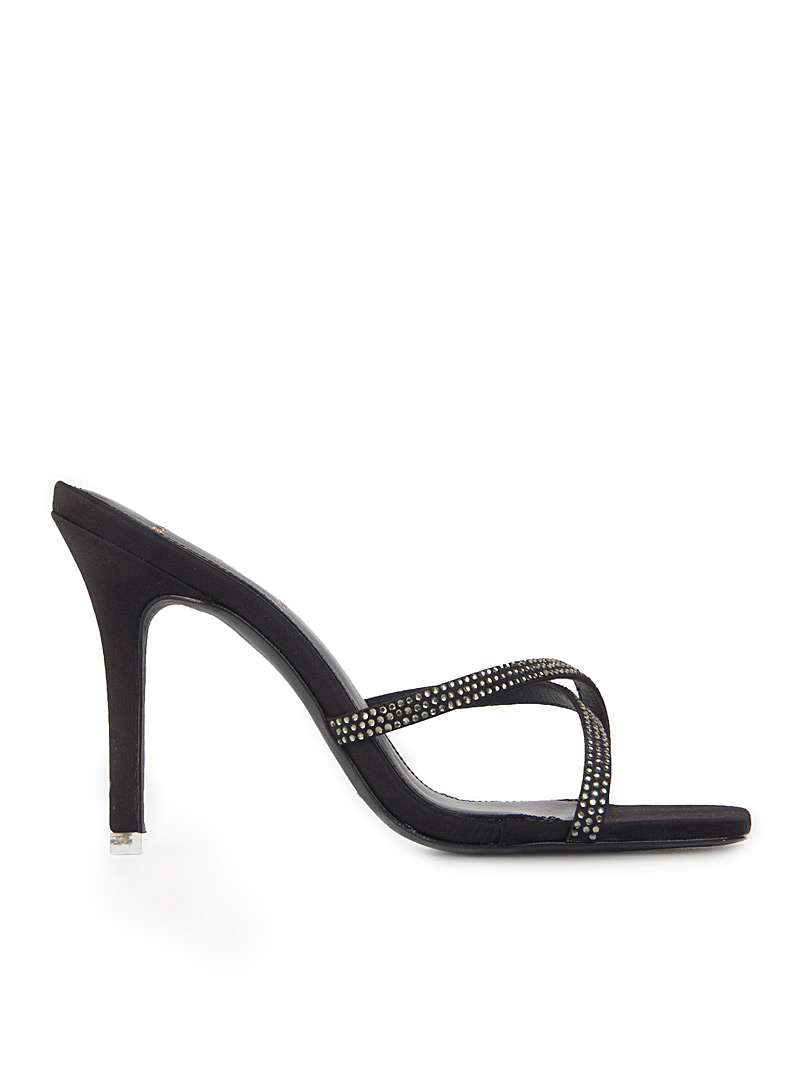 Black Suede Studio Assorted black  Arielle square-toe criss-cross sandals Women for error