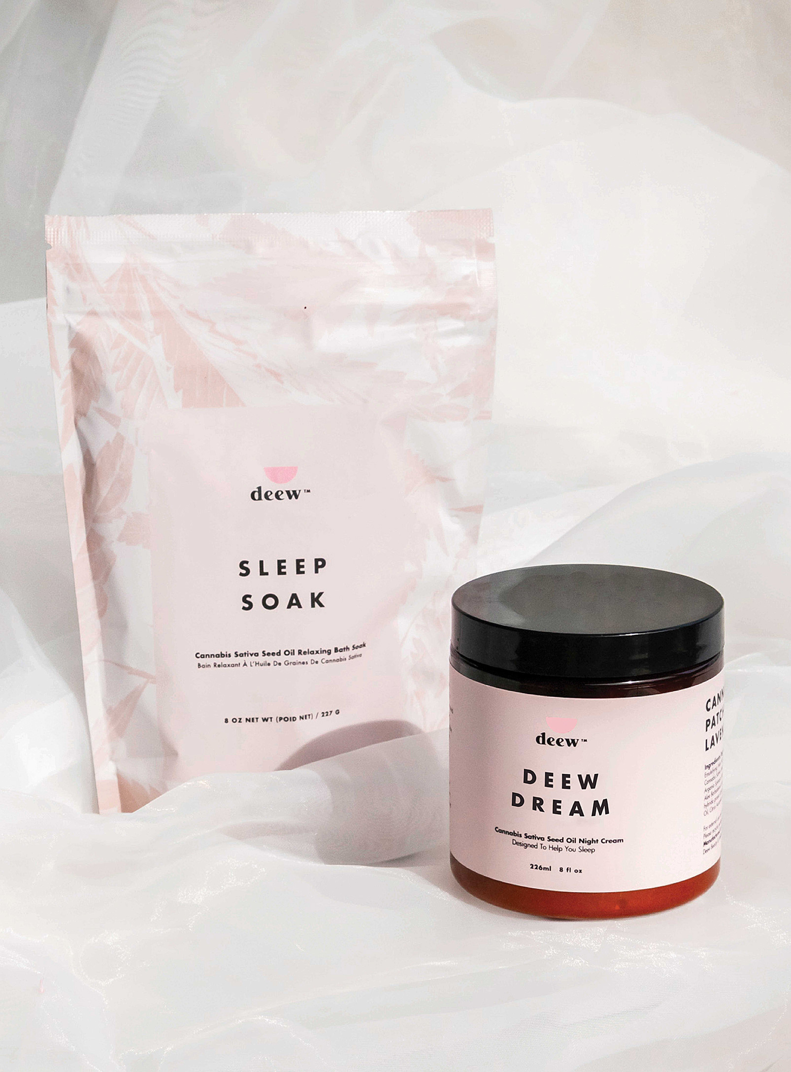 Deew - Beauty Sleep hemp oil set