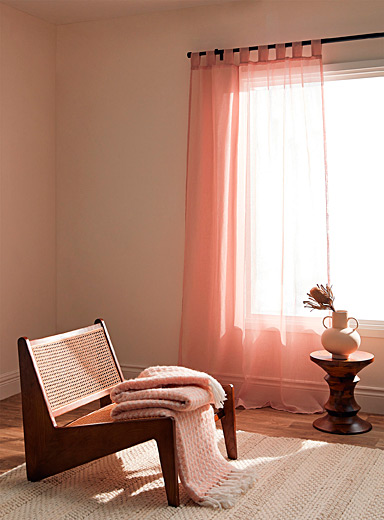 100% linen curtain mottled effect 150x310cm (colours+)