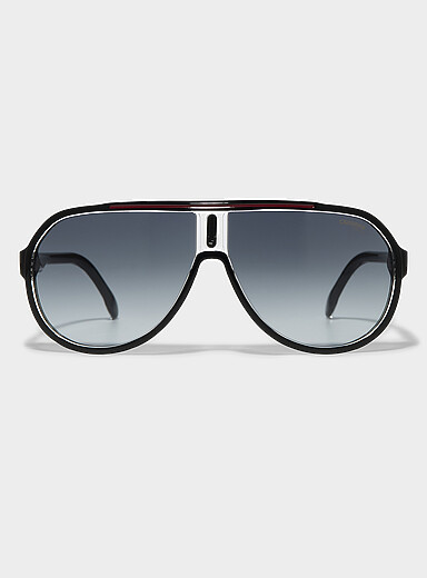 Black aviator sunglasses
