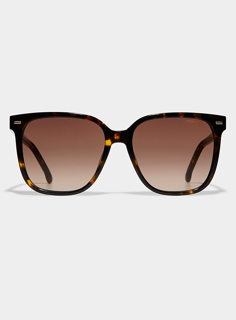 Carrera Taupe Golden-accent tortoiseshell sunglasses for women