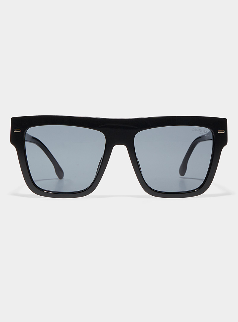 Carrera Black Straight-bridge square sunglasses for women