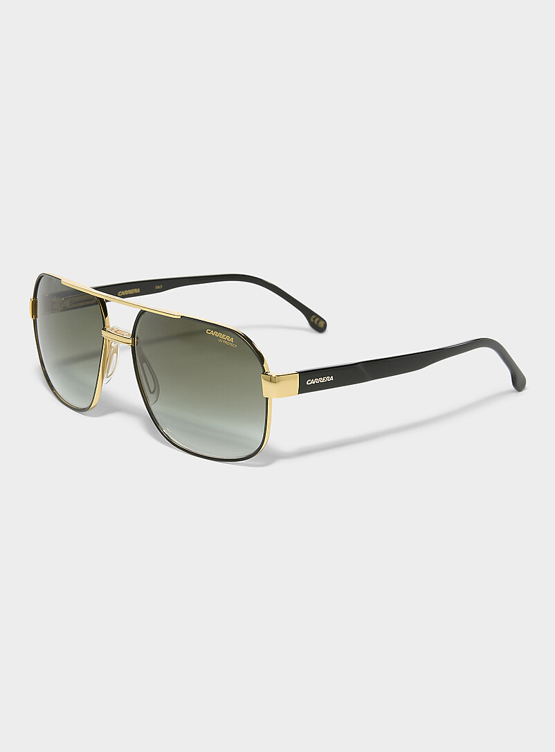 Golden-accent aviator sunglasses product image 2