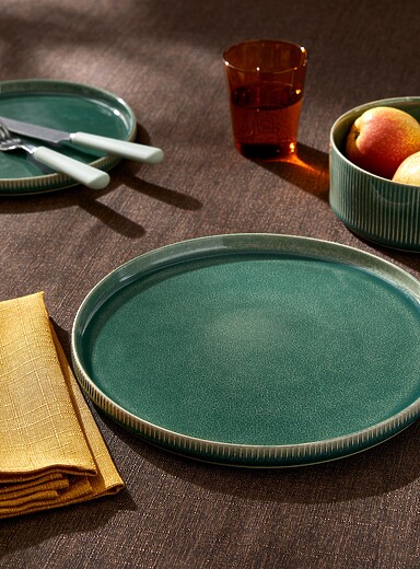 La grande assiette moderne rainures