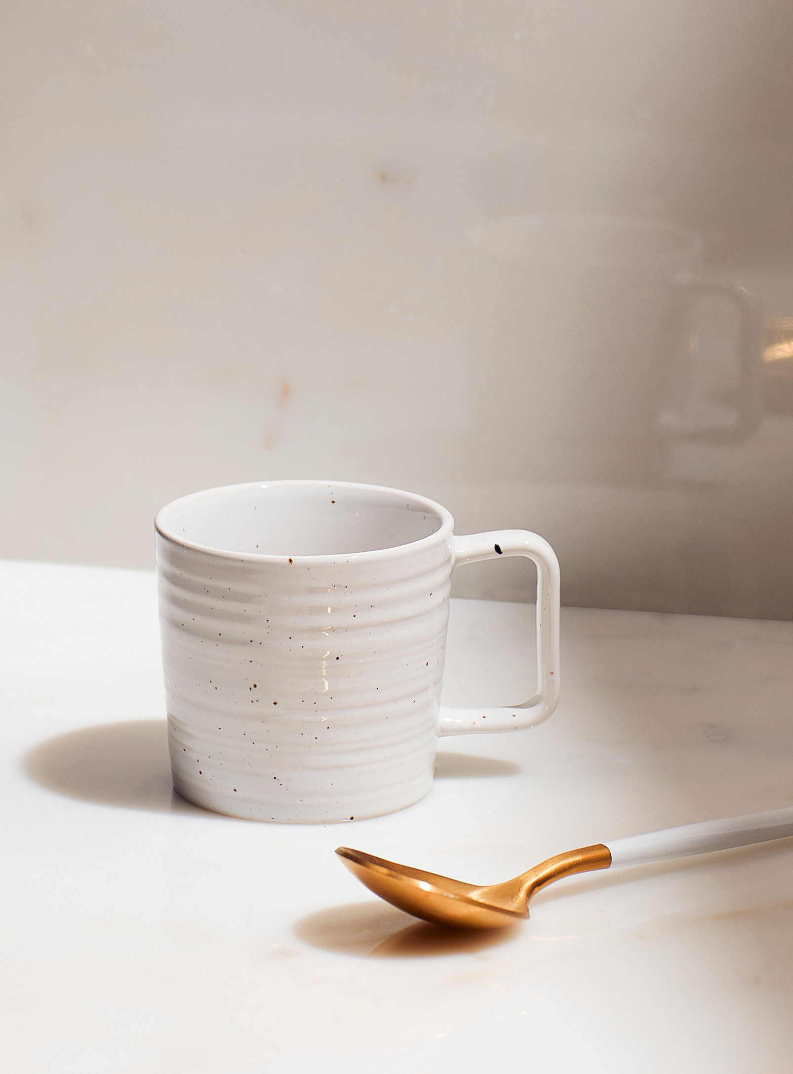 Simons Maison - White speckled espresso cup