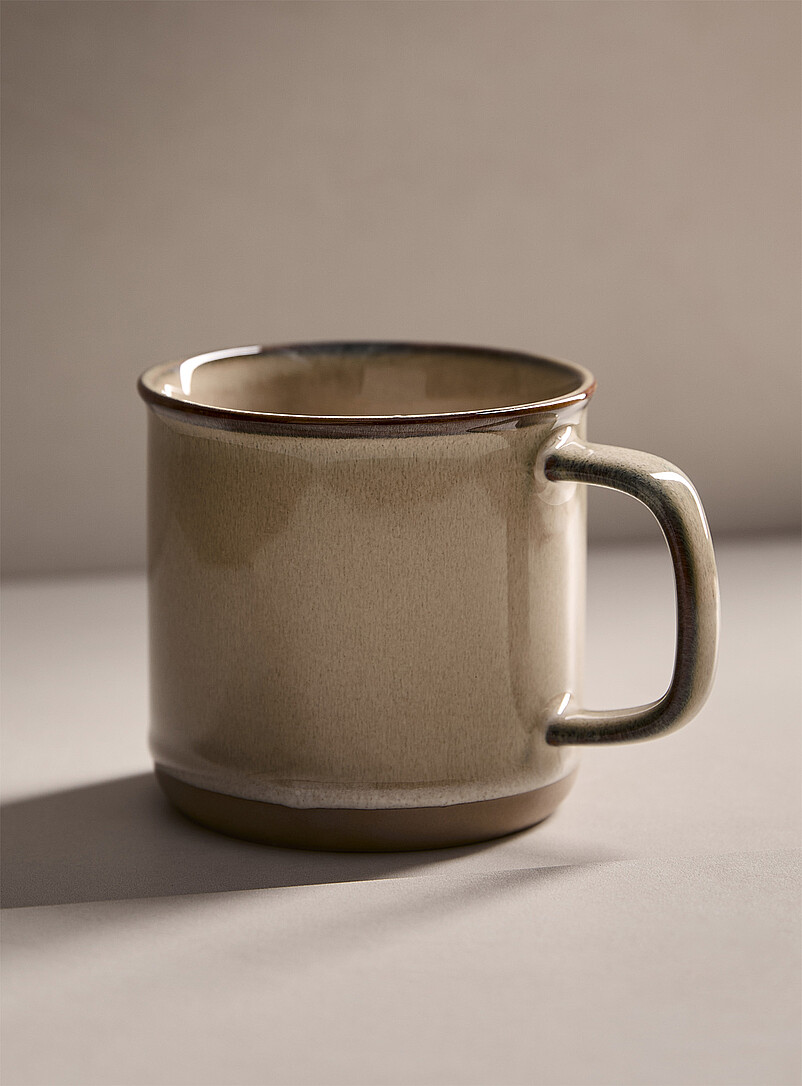 Contrasting trim speckled mug product image (primary)