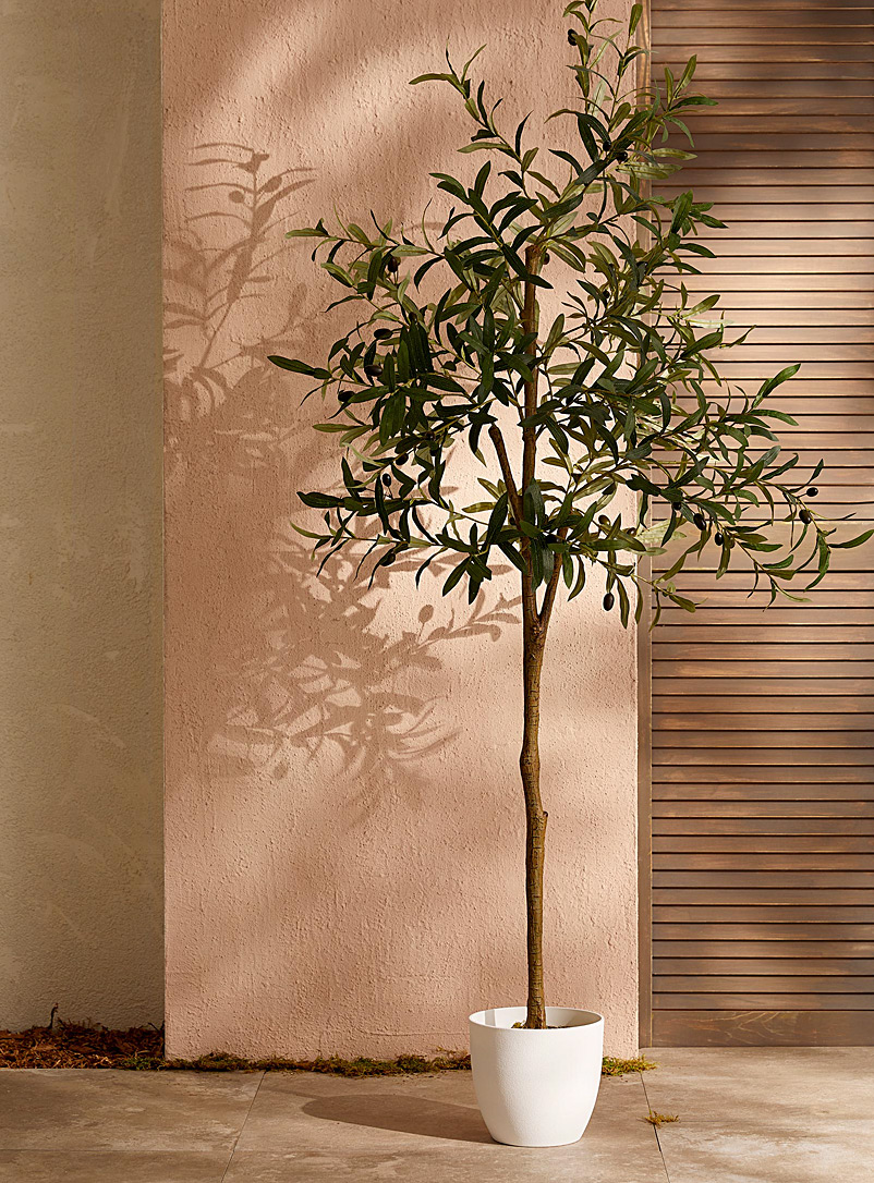 Simons Maison Green Artificial olive tree shrub 170 cm tall
