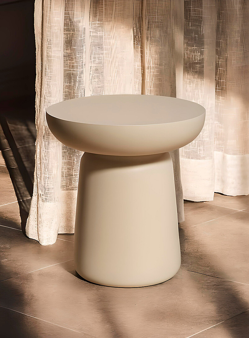 Simons Maison Black Bowl-shaped round side table