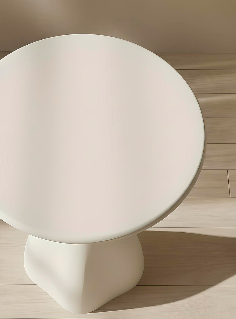 Simons Maison Black Butler tapered base round side table