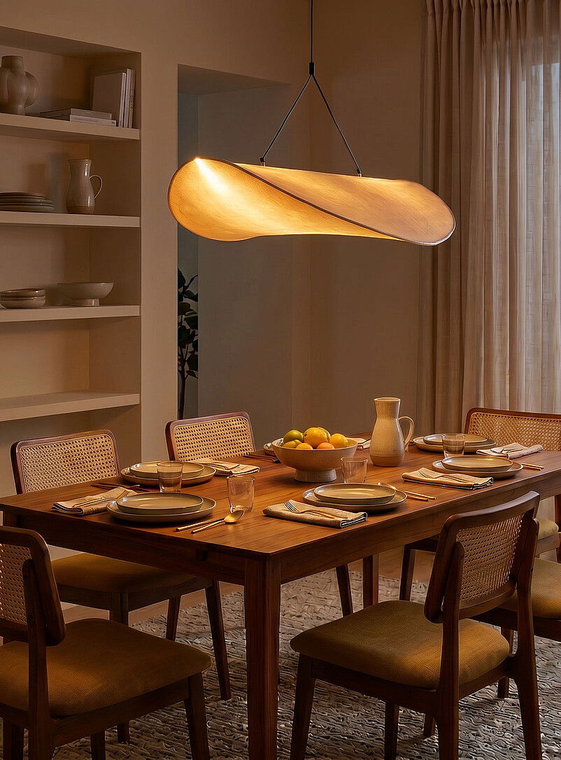 Simons Maison: Le luminaire abat-jour soie Bianca Blanc
