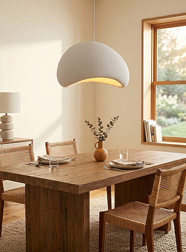 Ellara textured shade light fixture
