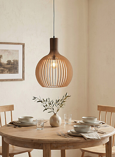 Astra pear-shaped shade light fixture