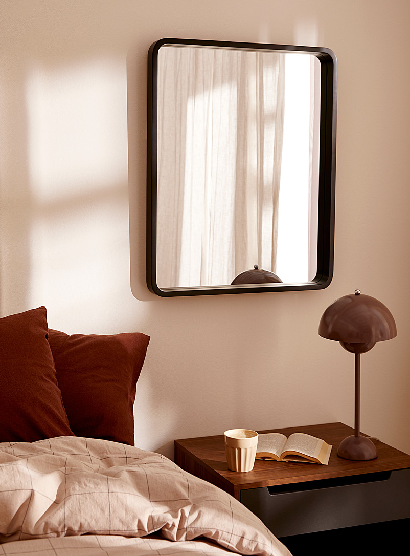Embossed Satiny Frame Mirror