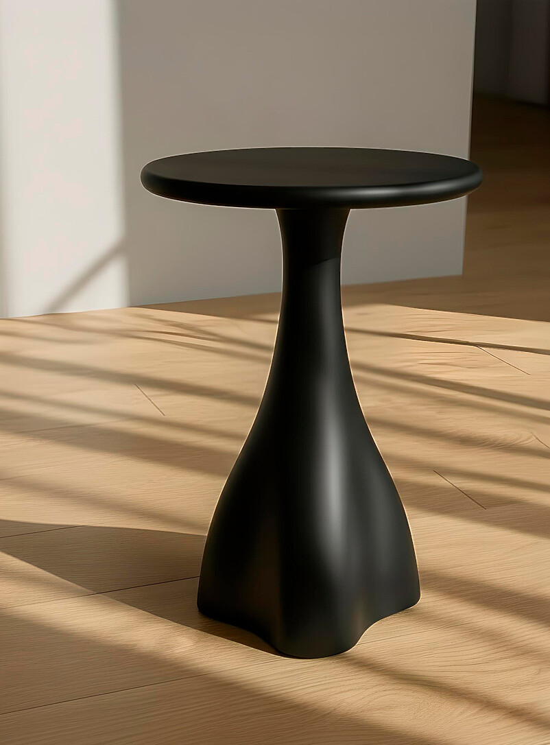 Butler tapered base round side table product image 2