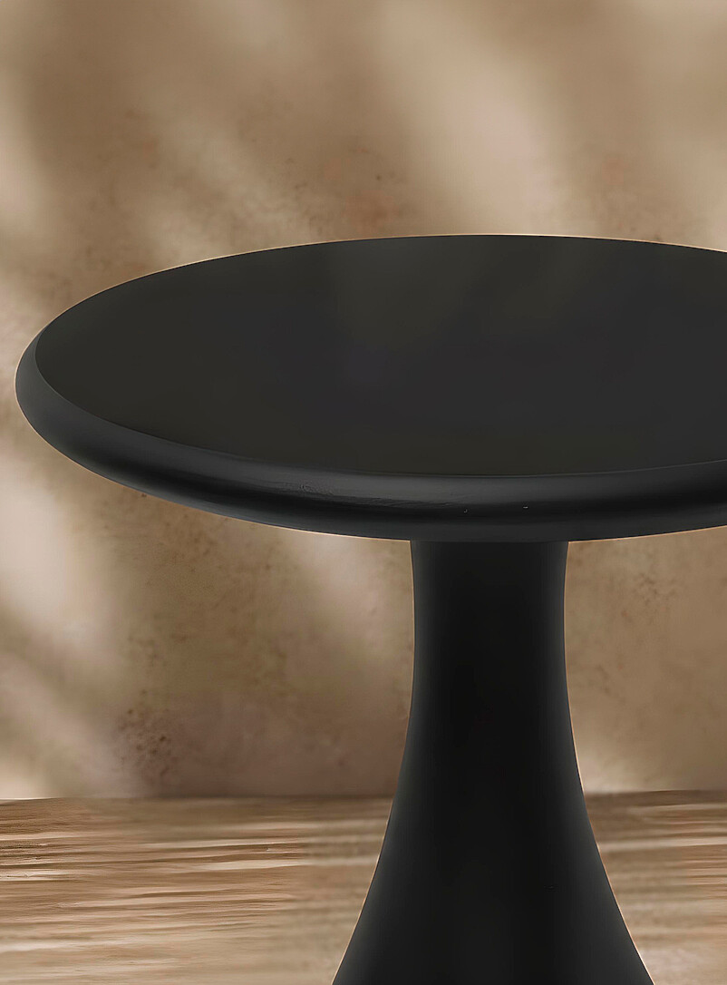 Butler tapered base round side table product image 3