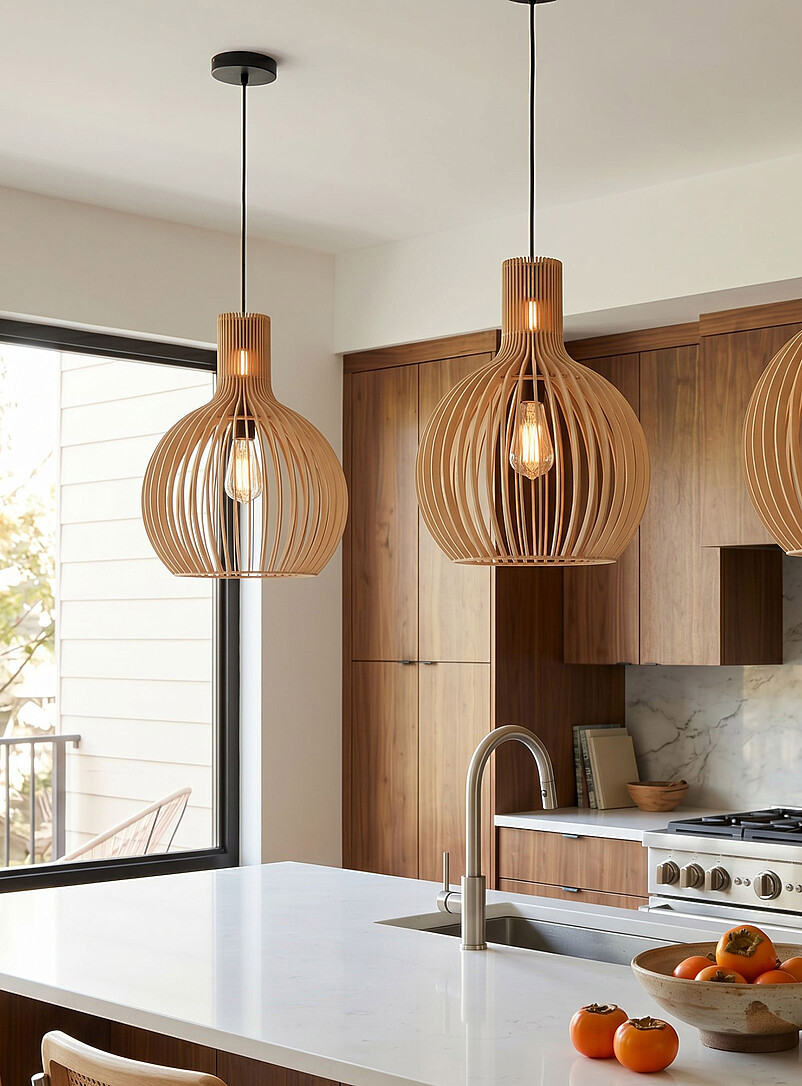Astra pear-shaped shade light fixture product image 2