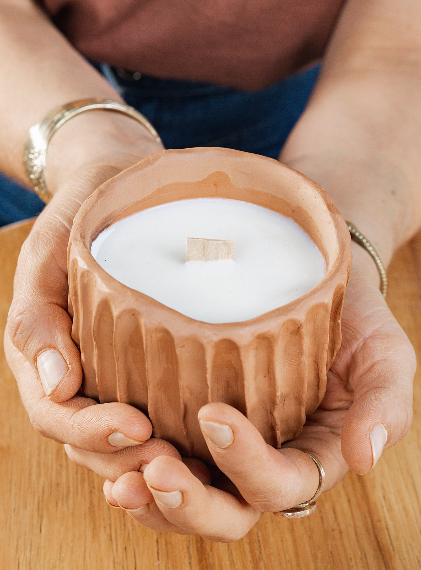 Brin Brun - Le coffret fabrication de bougies et de pots en argile