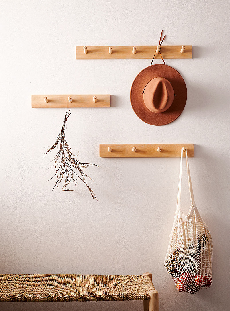 Wall-mounted dowel coat rack, LivCan Design