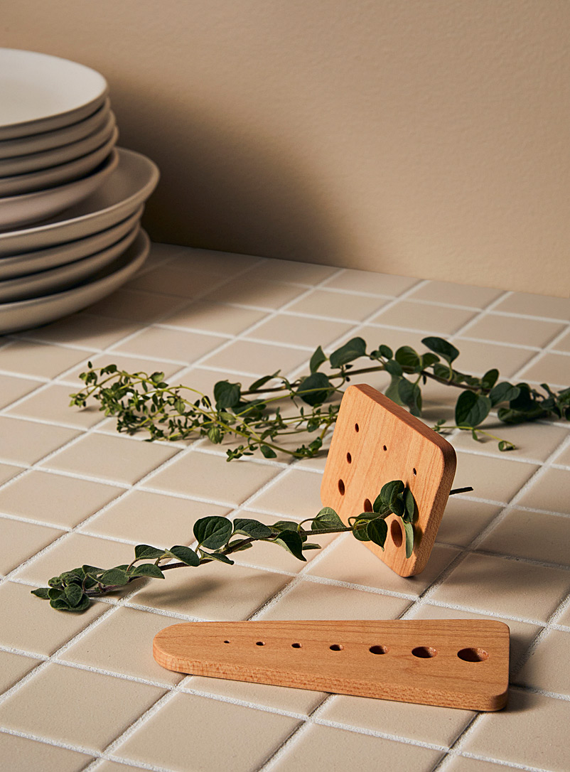 Livcan Design Maple wood Maple wood herb stripper set