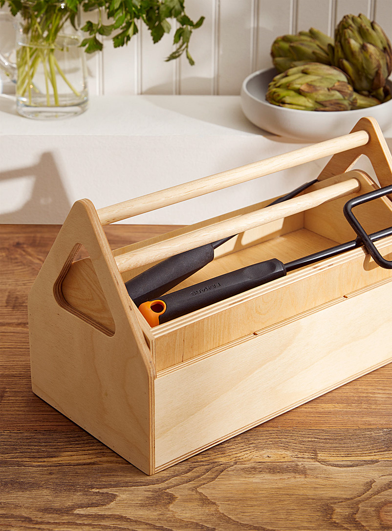 Two-part wooden toolbox, LivCan Design