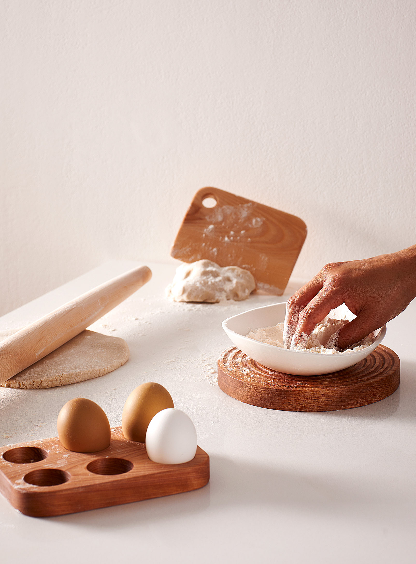 LivCan Design - Les ustensiles de pâtisserie en bois 4 pièces