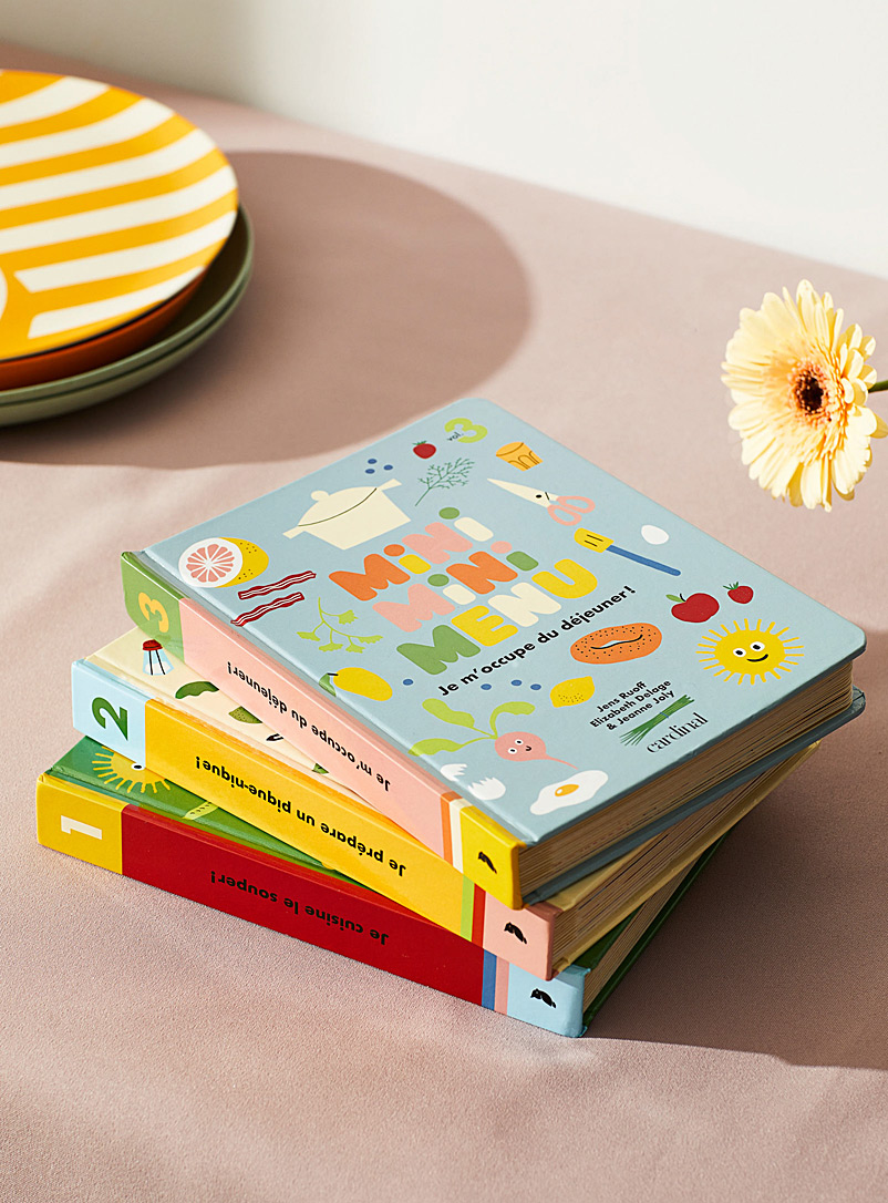 Minimini Menu Assorted Children's recipe book set 3 volumes