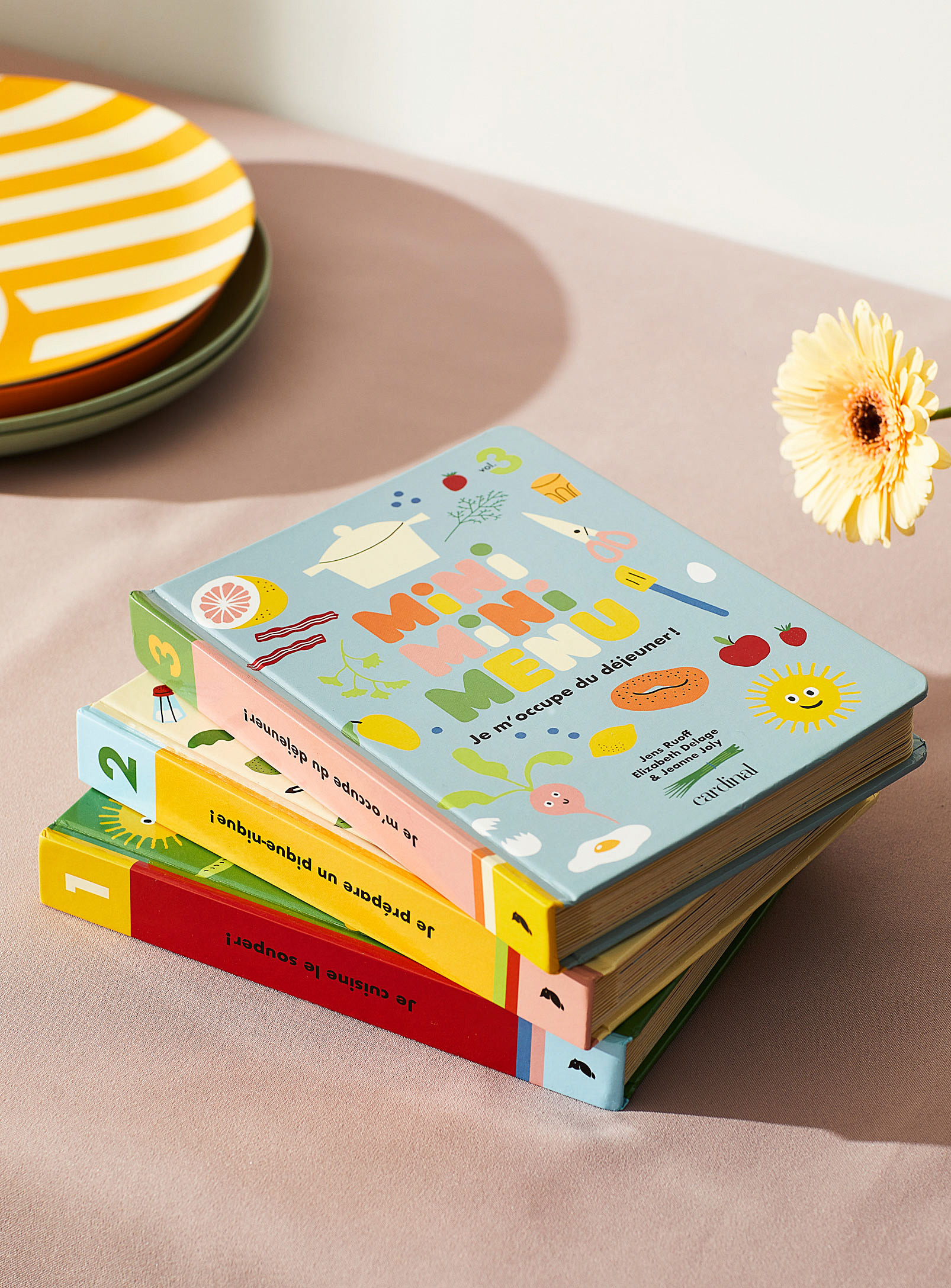 Minimini Menu - L'ensemble de livres de recettes pour enfant 3 volumes