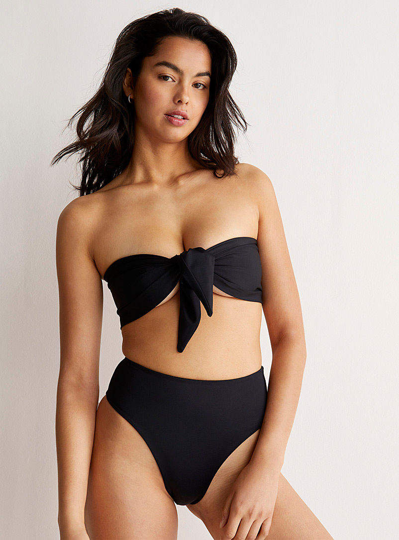 The Thirties: Le bikini taille haute Classic Noir pour 