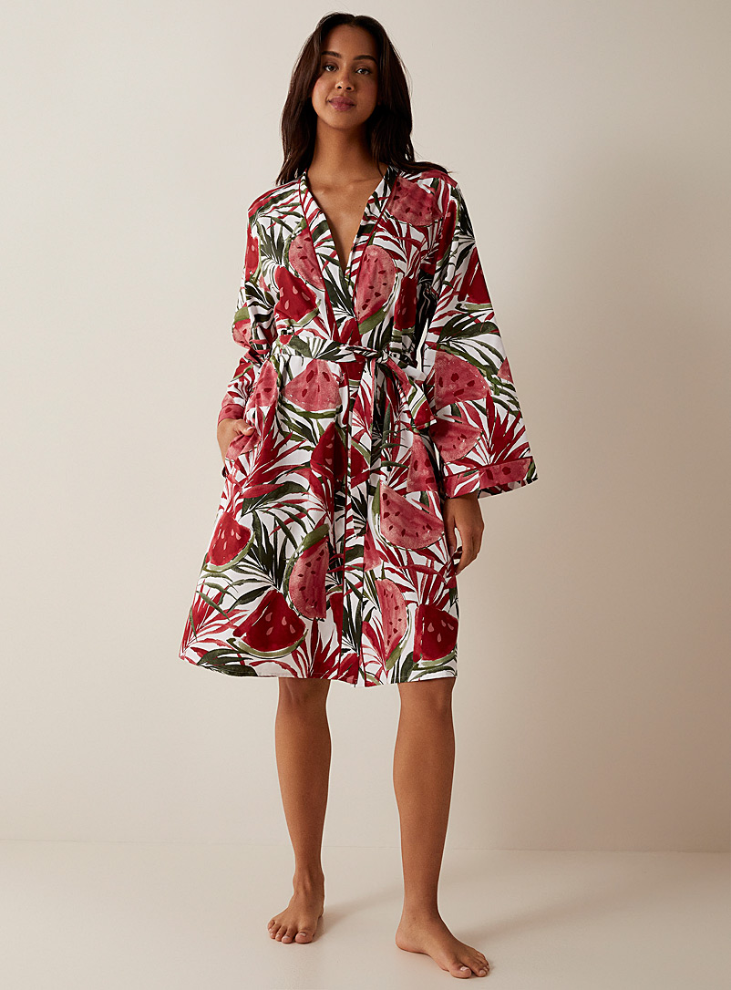 Simons Ruffle Robe Robes & Bathrobes for Women | Simons
