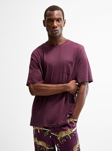 Le t-shirt doux poche plaqu&eacute;e