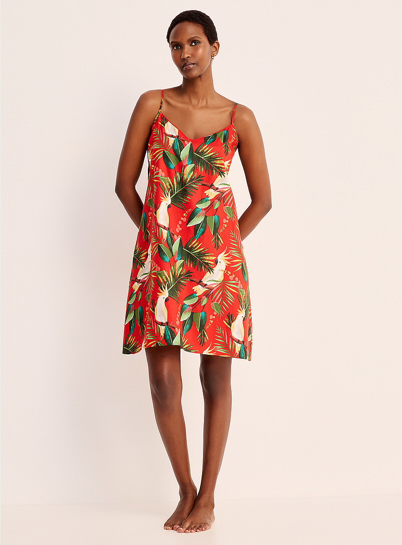 Parrots Red Nightie