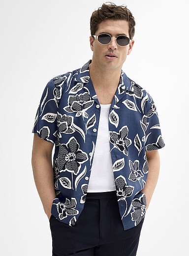 La chemise cabana col ouvert <b>Coupe r&eacute;guli&egrave;re</b>