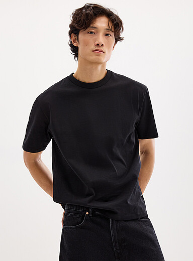 Thick jersey loose T-shirt